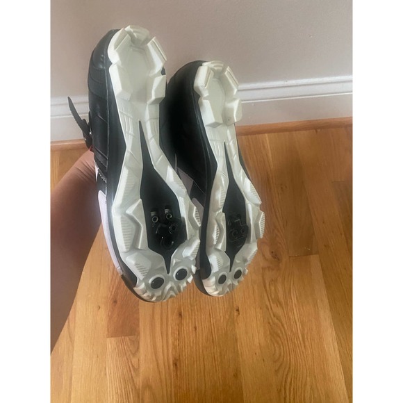 ZOL Cycling/Spin Shoes Black White Size Eur 42 equivalent to US 9 - Picture 6 of 8